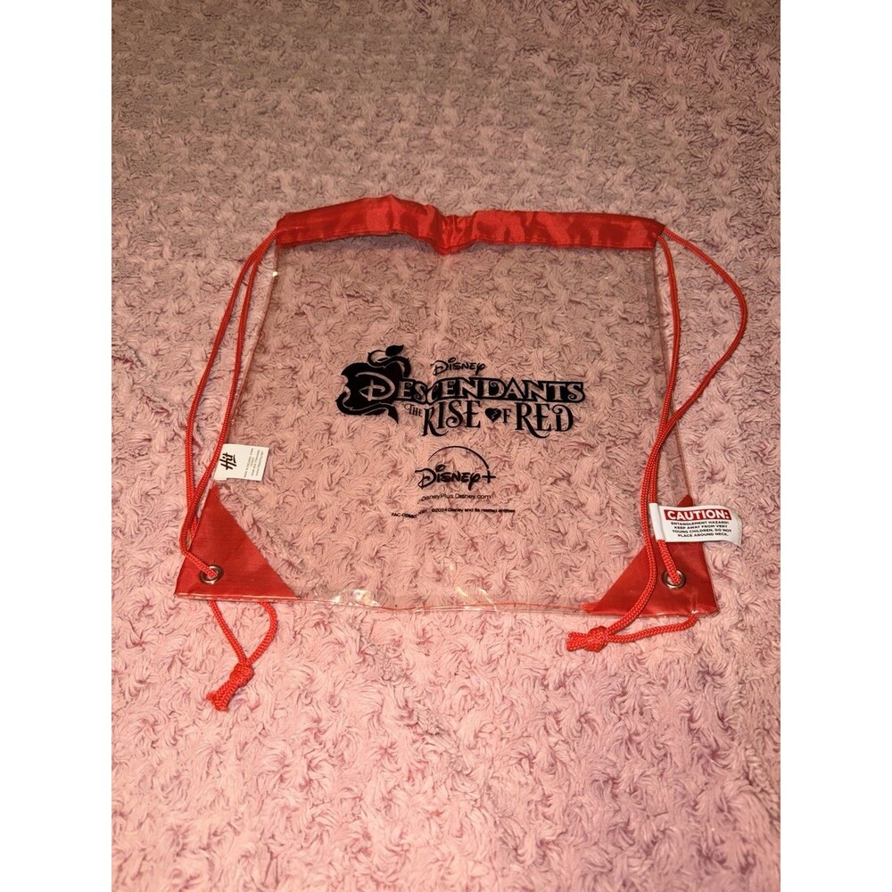 D23 EXPO 2024 DISNEY Channel DESCENDANTS RISE OF RED CLEAR BAG BACKPACK